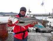 黒島の磯、バイブレーションでスズキ・ジグで…