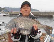 鷹島のカンドリ 年なしチヌ55㎝をゲット！…