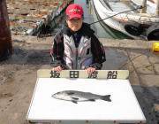 黒島の磯のグレ釣果