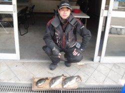 沖ノ島・地ノ島周辺の磯〜今シーズン開幕チヌ・グレの釣果