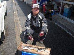 雨で激シブのなか中層で26cmブルーバック〜志筑でメバリング