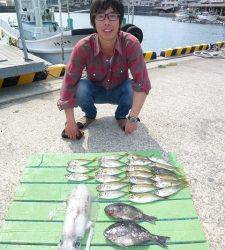 神谷一文字のエギングでアオリイカ2.2kg&1.2kg！