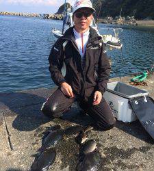 波ありましたがグレ釣れてます〜沖の長島フカセ釣果