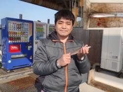 須磨海づり公園でナイスサイズのキス！