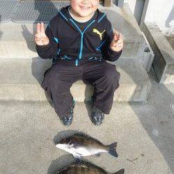 紀州釣りで良型チヌゲットしたよ♪　湯浅の磯