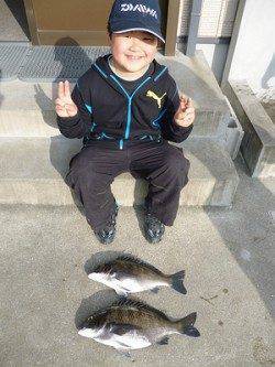 紀州釣りで良型チヌゲットしたよ♪　湯浅の磯