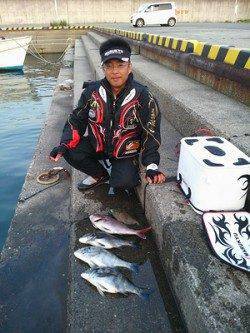 湯浅の磯フカセでマダイとチヌの釣果