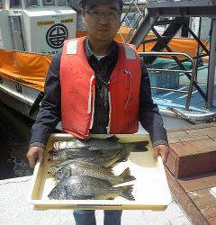 沖一文字白灯・沖の北：ウキ釣りでハネやチヌの釣果☆