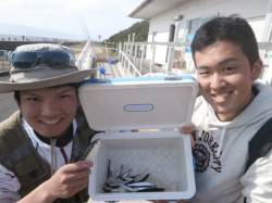 【恵まれた天気でしたが...】アジ、イワシ…
