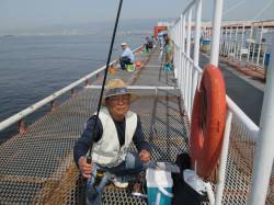 尼崎市立魚つり公園 サビキのイワシ４連掛け…