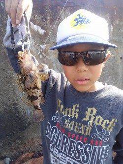 本荘人工島で穴釣り〜メバル確実に大きくなってきました♪