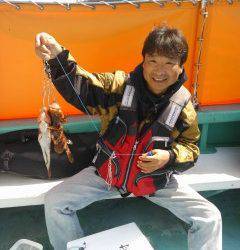 沖の北、ポン級アイナメ＆アコウの釣果