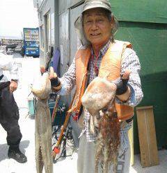 沖の北でビッグなタコの釣果あり〜2.5kgを頭に3バイ