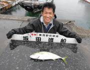 黒島の磯 ルアーでハマチ47cm！