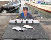 黒島の筏	ボケをエサにチヌとチダイの釣果