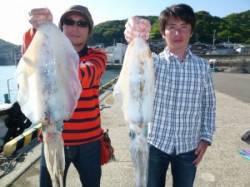 神谷一文字・沖一文字内向きのヤエンで良型ア…