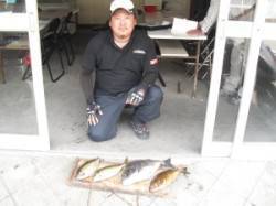 キハチ磯でのフカセ釣りは良型チヌにアイゴ