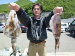 沖一文字内向き　夜釣りでのアオリイカ釣果