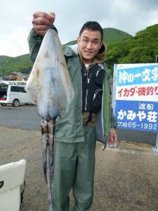 神谷沖一文字でヤエン釣り　春アオリ釣れてい…