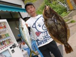 三尾の磯ジギングでＢＩＧヒラメ＆ヒラマサ