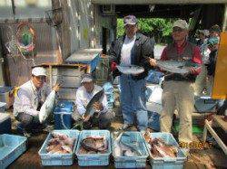 【17日】田井観光フィッシングでのメジロ・マダイ釣果