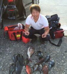 萩尾の各磯フカセ釣果〜グレまだまだ釣れてます！