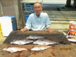 【19日】田井観光フィッシングでのマダイ釣…