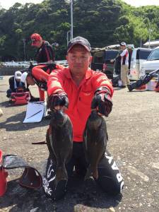 串本の磯　フカセでグレの釣果