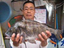 宮崎沖カセで年なしチヌ51cm〜雨の濁りで大型チヌがあがってます