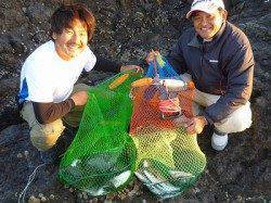 湯浅の磯　紀州釣りでチヌ好釣果♪