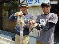 エギングでもキロアップ狙えます！！ in 湯浅の磯