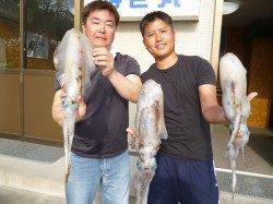 湯浅の磯　エギングとウキ釣りでのアオリイカ釣果