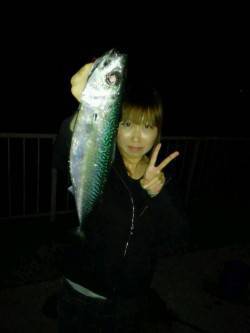 大蔵海岸ウキ釣りで2匹、引き釣りで1匹のサ…