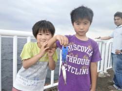 サビキは厳しいですが、イイサイズのガシラが…