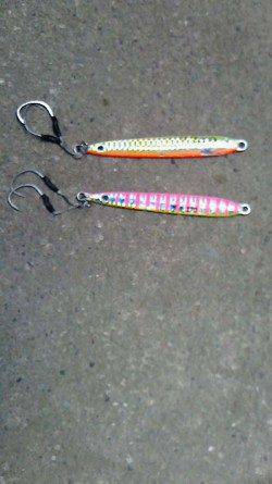 北港魚つり公園　ショアジギングでハマチ50cm☆