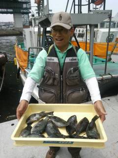 岸和田一文字の梅雨グレ釣果