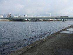 西宮浜　午前６時前からの釣行でシーバス狙い