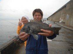 【22日】和歌山北港魚つり公園でグレ＆チヌ