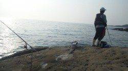 市江港　渡船利用でフカセのイサギ釣り