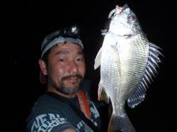 鳴尾浜釣り公園でのチニング釣果