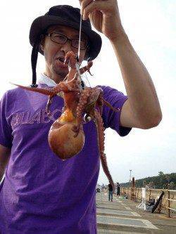 大阪南港魚つり園でサビキ釣り&タコ釣り