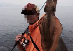海南エリアでエギング〜大型の目撃情報をもと…
