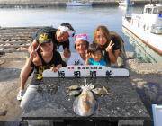 黒島の磯 ヤエンでアオリイカ2.3㎏！　筏でもヤエン釣果あり