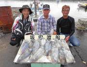 黒島の磯 ヤエンでアオリイカ1.5㎏までを…