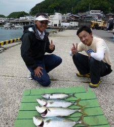 沖一文字のミノーでハマチとゴマサバの釣果