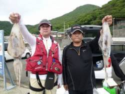 神谷一文字のアオリイカ〜ヤエン釣りの釣果