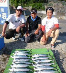 沖一文字、かご釣りでのサバ・ソーダガツオ