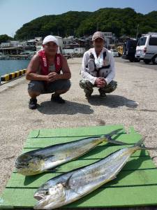 神谷沖一文字内向きでシイラゲーム！