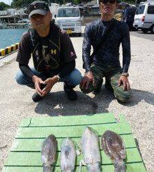 ヒラバエでヤエン釣り　アオリ、キロアップも