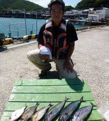 沖一文字外向きでのカゴ釣り釣果〜イサギ・ゴマサバ・ソーダガツオ・コダイ